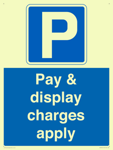 Pay & display charges apply